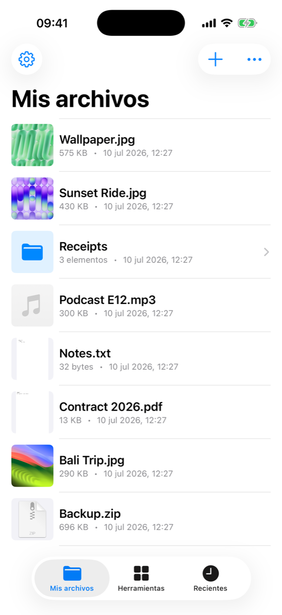 iFiles — Gestor de archivos para iPhone y iPad